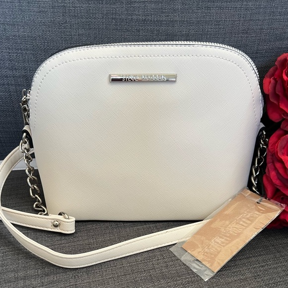NWT STEVE MADDEN BMAGGIE DOME CROSSBODY BAG PURSE - Picture 1 of 9